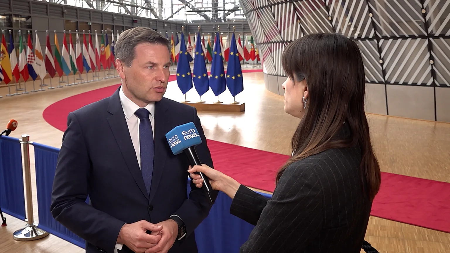 Hanno Pevkur? Estonian Defence Minister &amp; Angela Skujins, Euronews