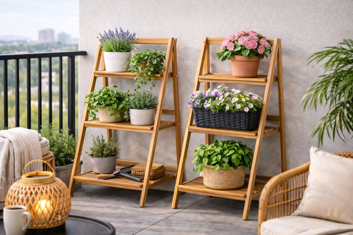 Balcones sin desorden: el Soporte para flores de 3 niveles Belavi de Aldi Süd - image 1