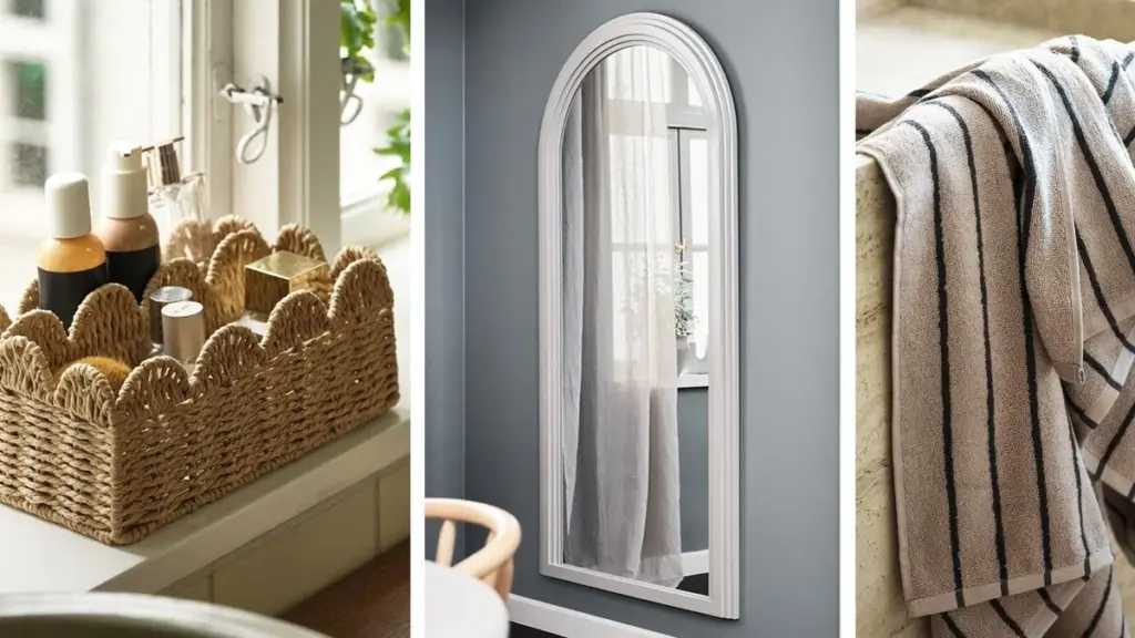 Baño pequeño y caótico: el truco de Jysk y Diseño Escandinavo por 6€