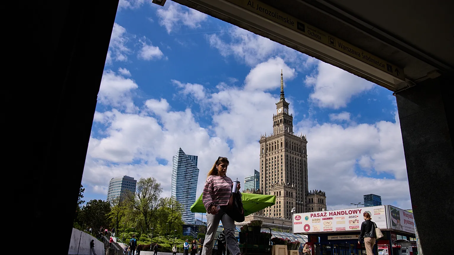 Warsaw city centre, 24 April 2026.