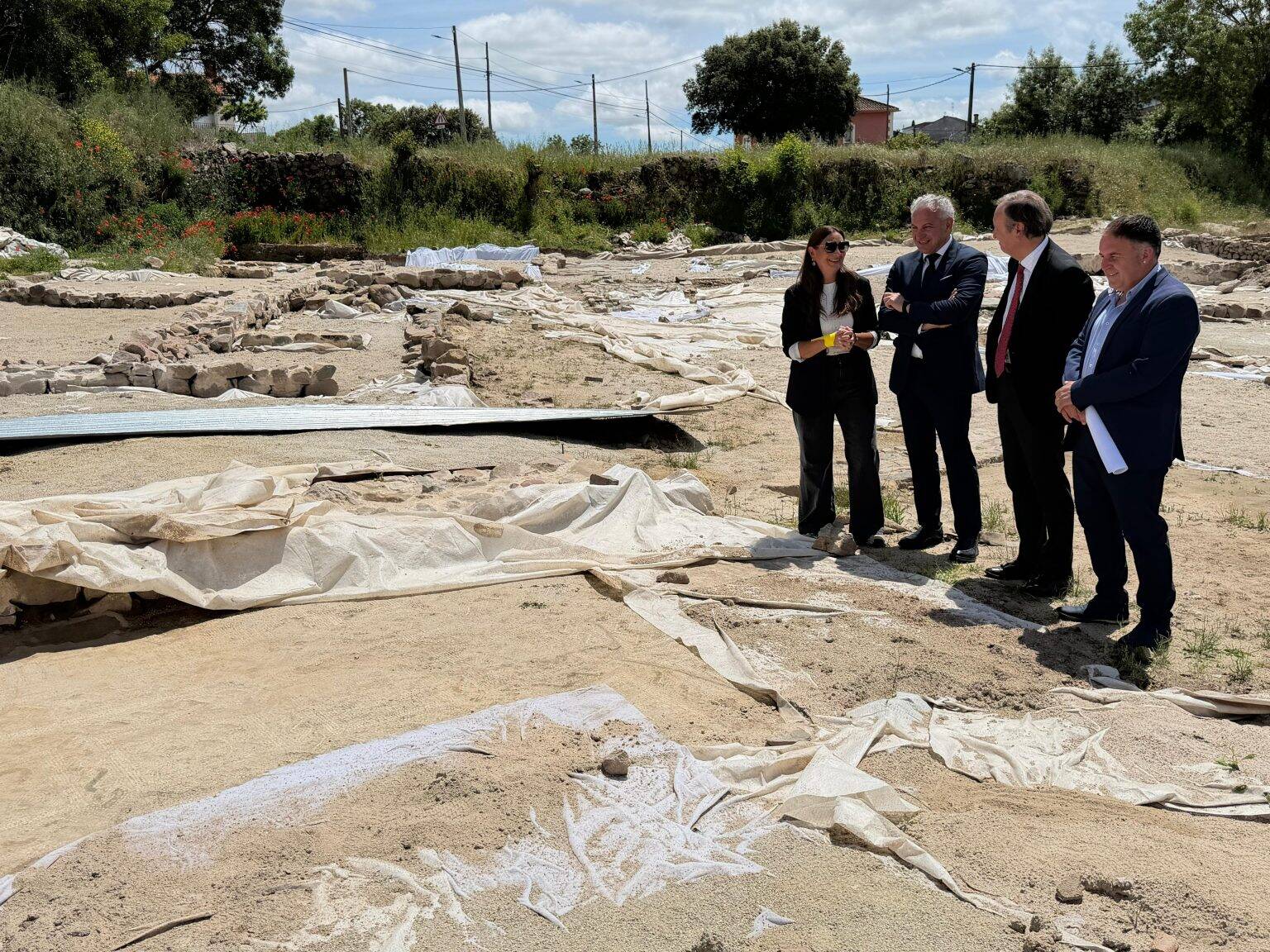 Foto: El pueblo de Salamanca que está recuperando su villa romana . (Socialistas de Salamanca)