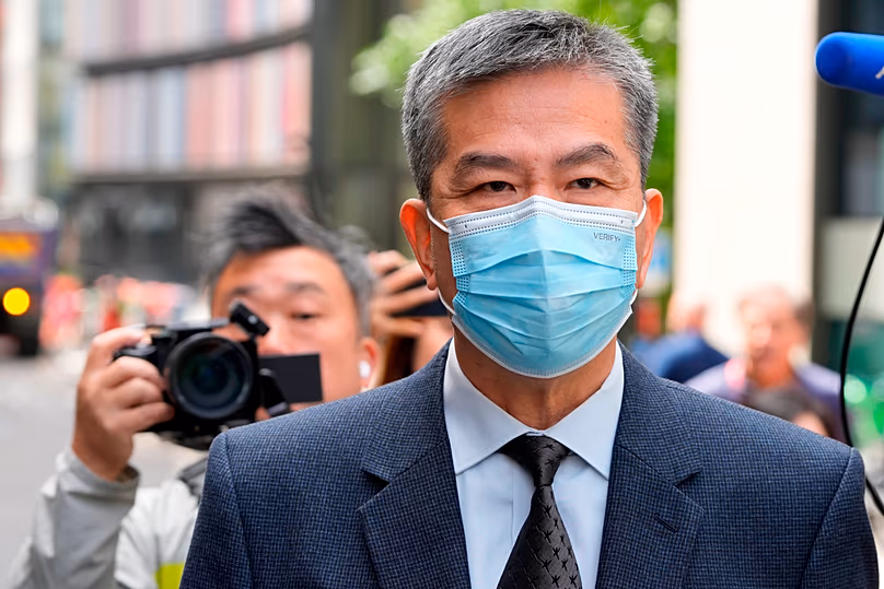 Bill Yuen outside the Old Bailey in London, 24 May, 2024