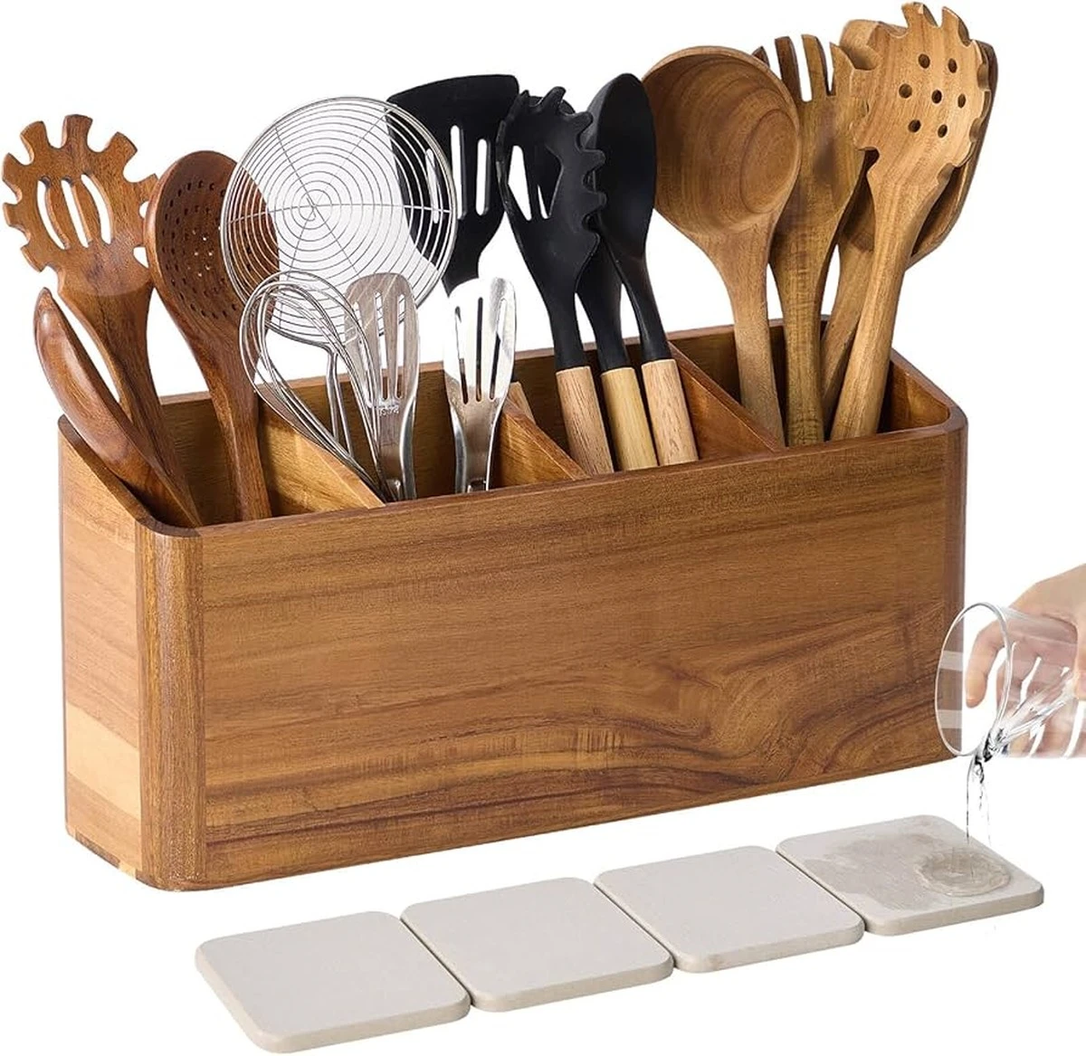 Cocina siempre ordenada: el secreto de madera en Costco y Seville Classics - image 1