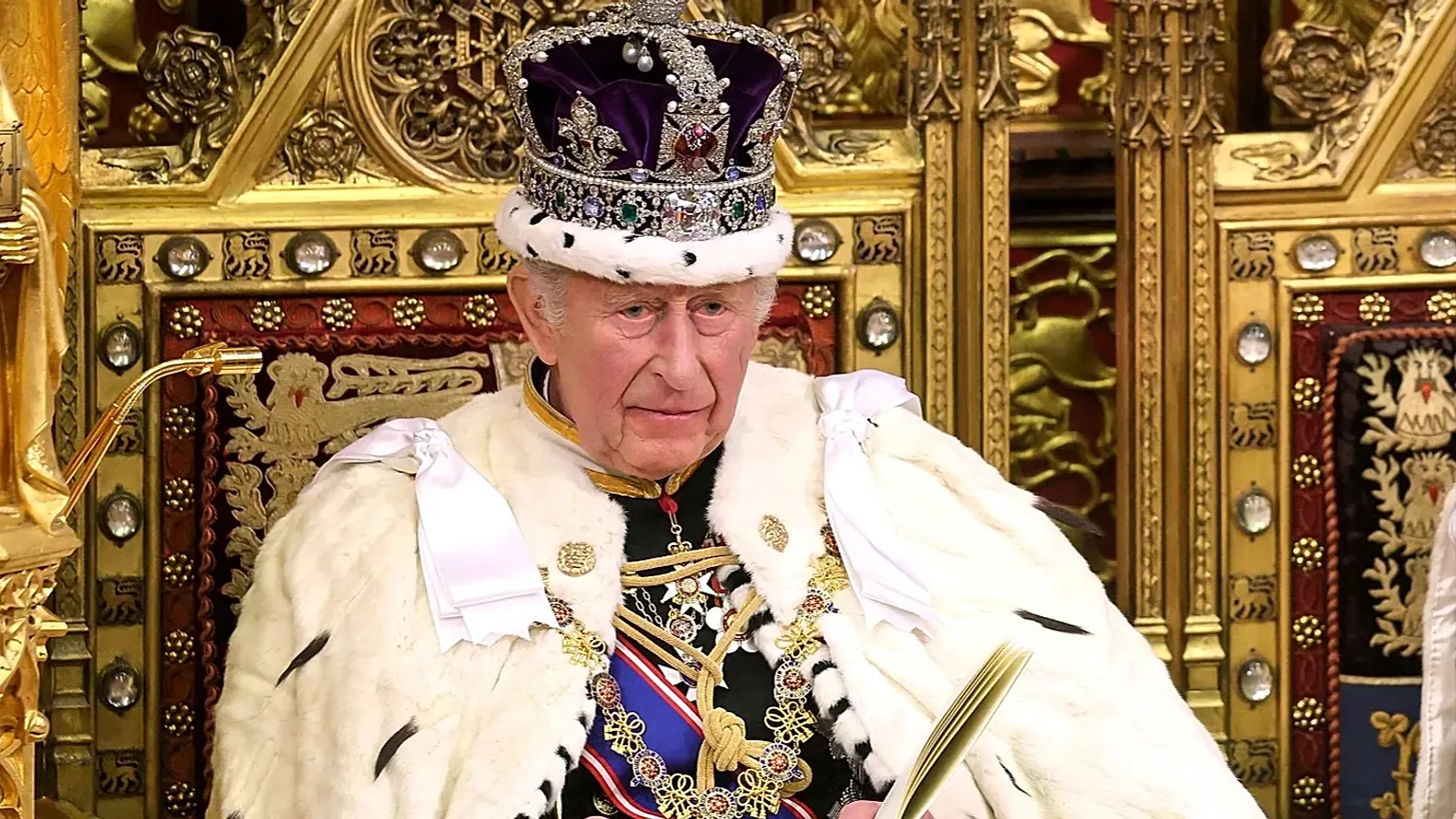 Britain's King Charles III attends the state opening of Parliament at the Palace of Westminster in London, 13 May, 2026