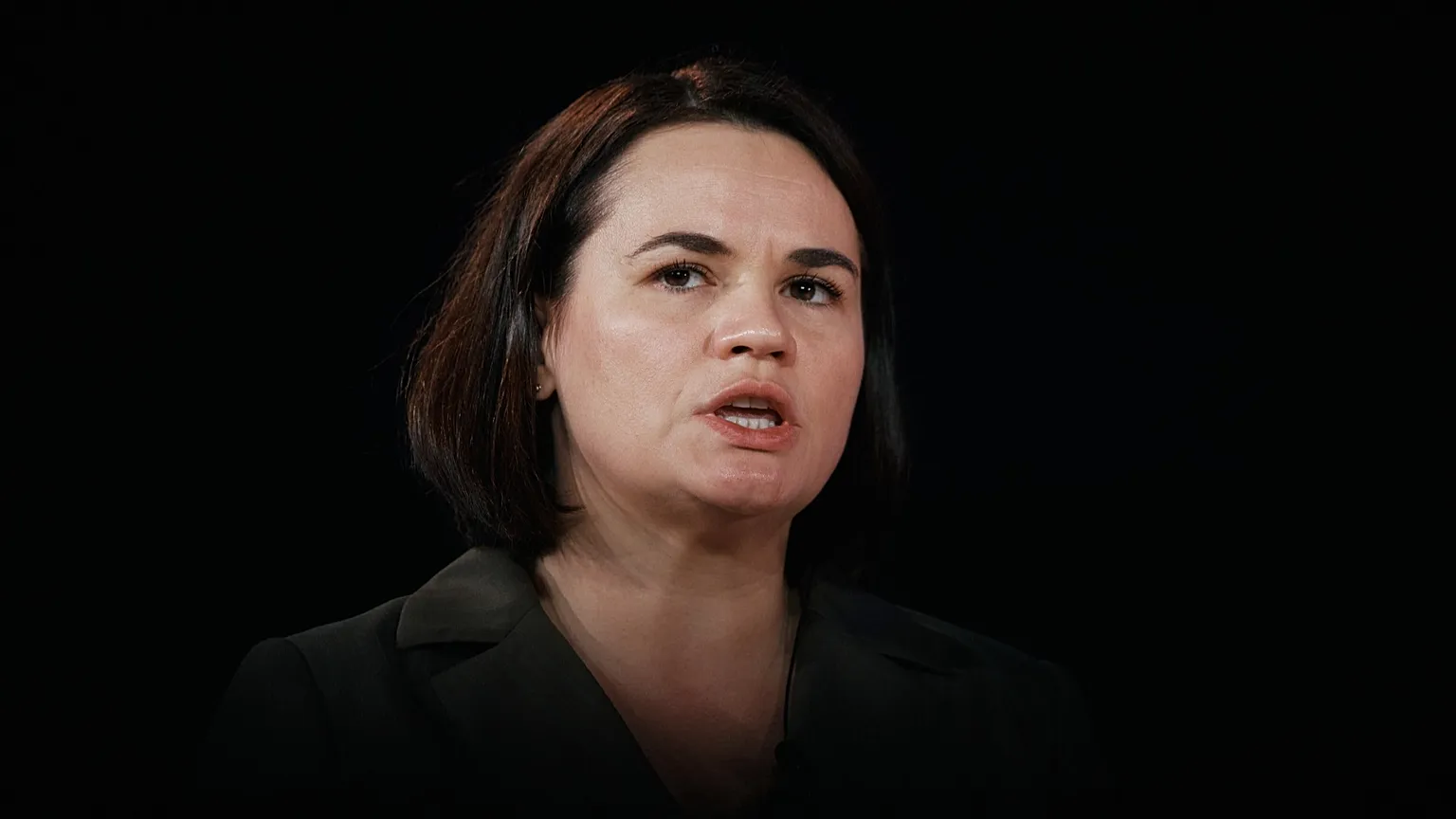 Belarusian oppostion leader Sviatlana Tsikhanouskaya.