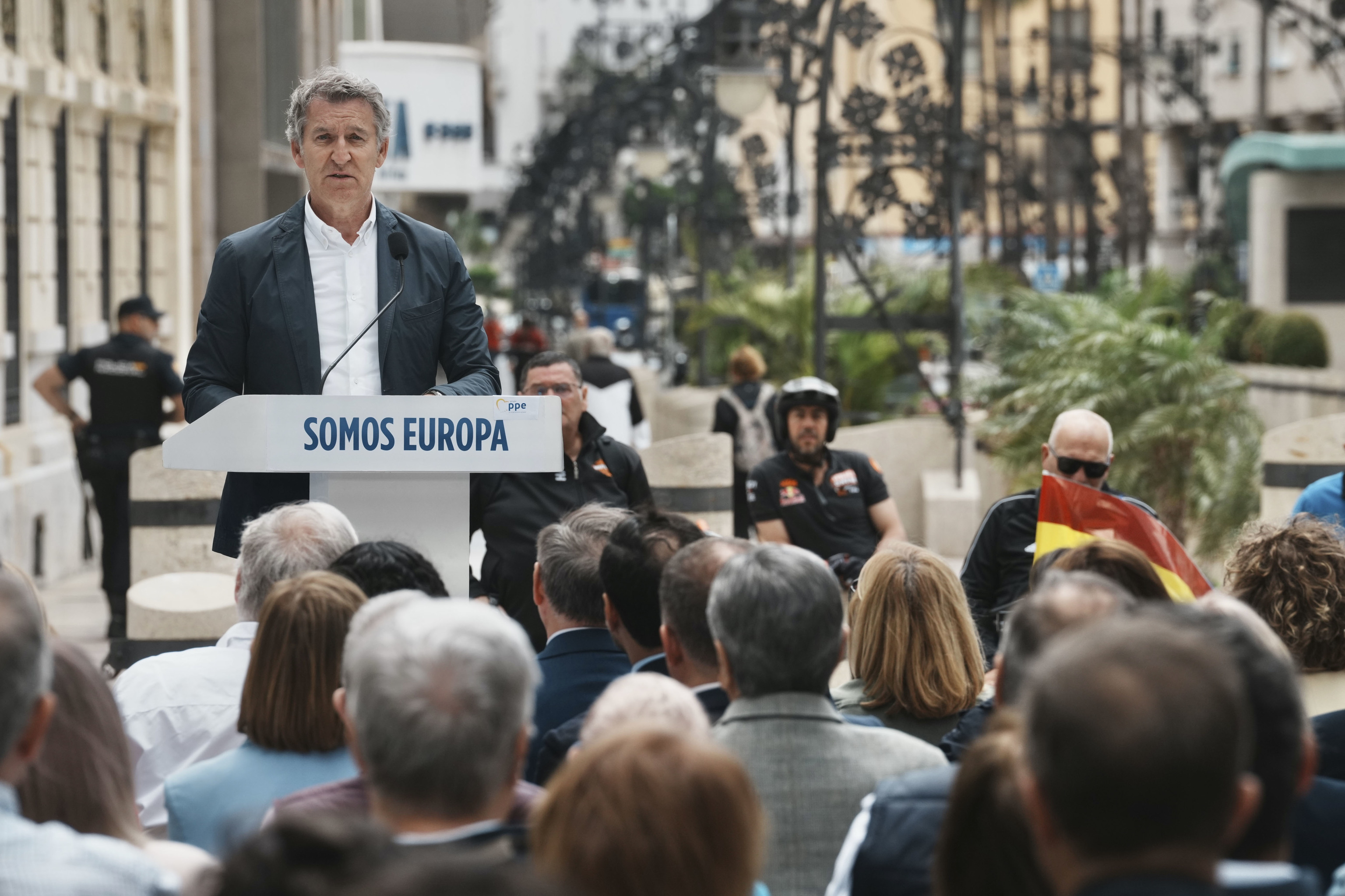 Alberto Núñez Feijóo, en Ceuta.