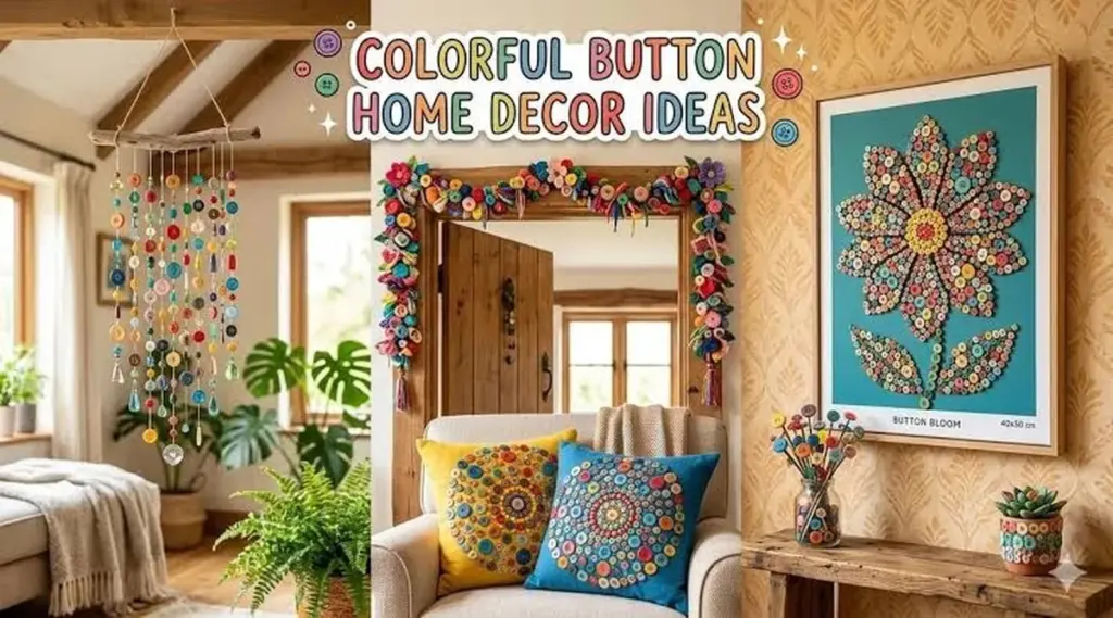 Decoración del hogar: no tires tus botones decorativos sin ver estas 10 ideas