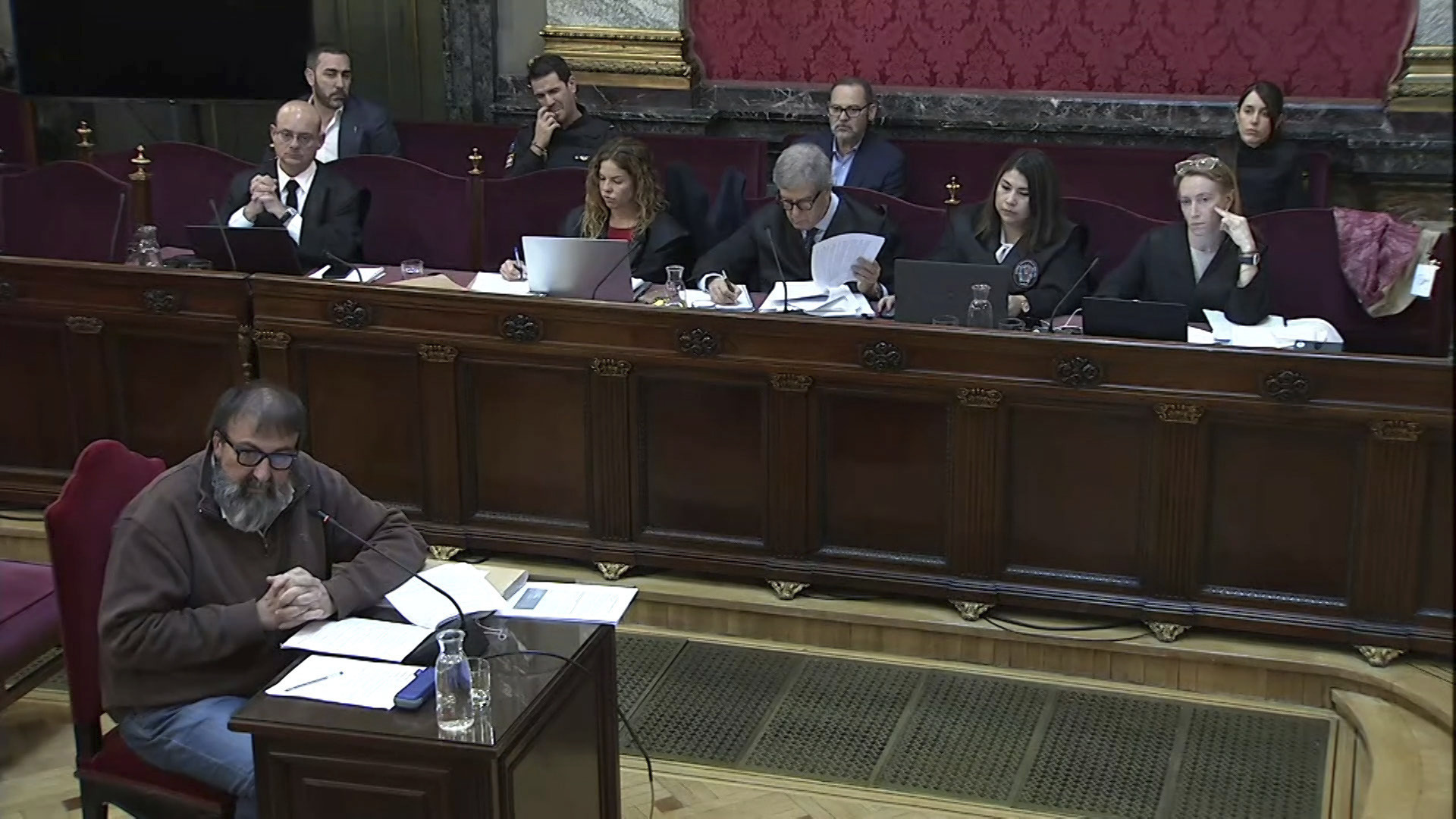 Koldo García durante su declaración ante el Tribunal Supremo, este jueves.