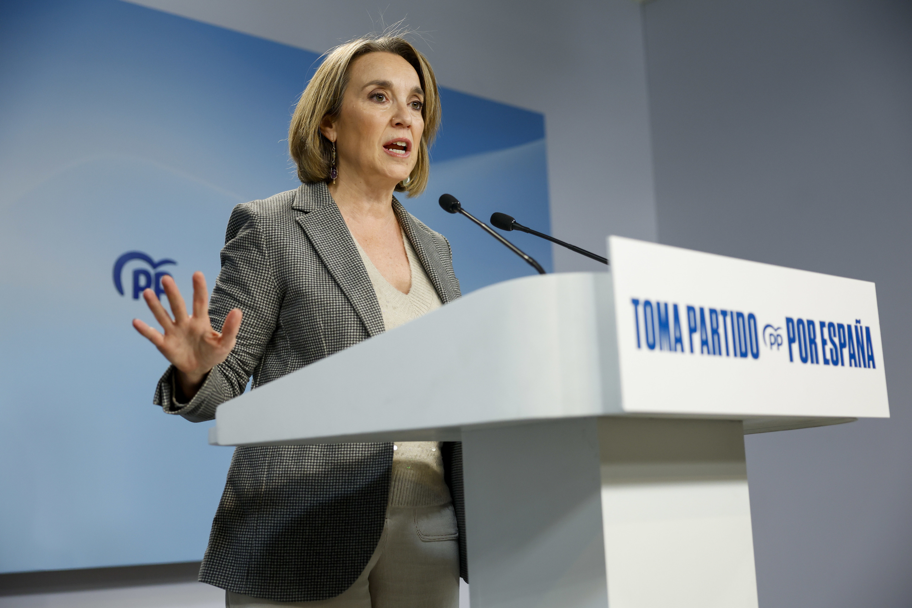 La vicesecretaria de Regeneración Institucional del PP, Cuca Gamarra.