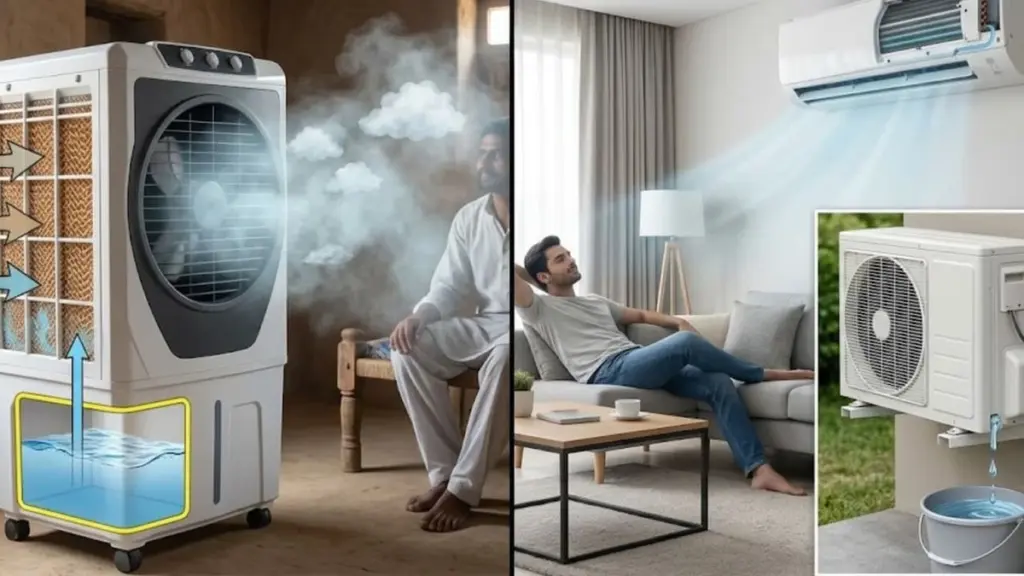 ¿Enfriador de aire o aire acondicionado? El truco para ahorrar luz hoy