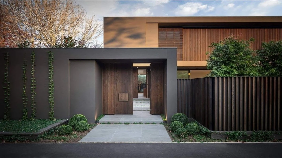 Entrada de la casa perfecta: 6 ideas de diseño de paredes de la puerta principal - image 1