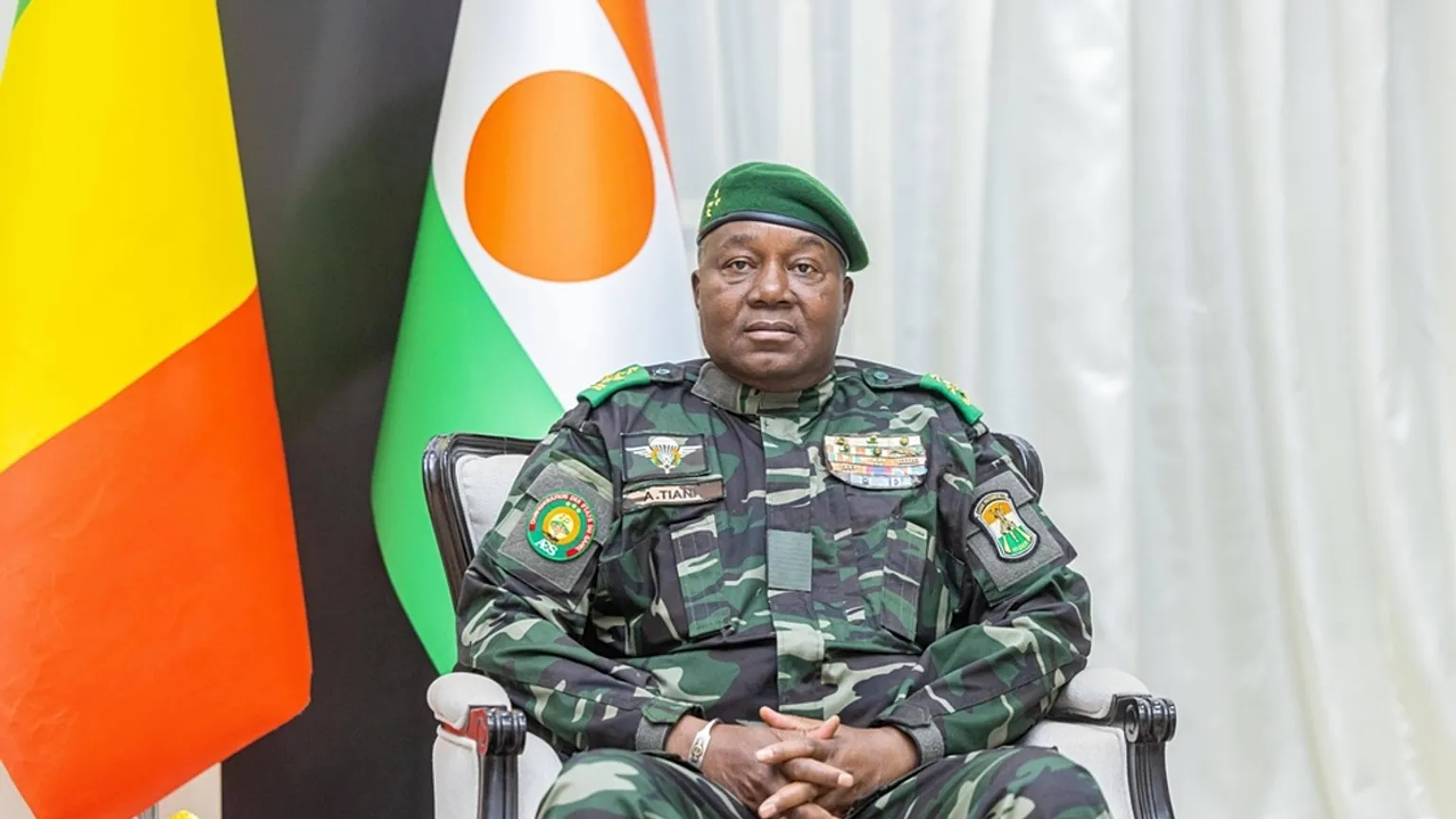 General Abdourahamane Tchiani, president of the Republic of Niger, at the 2nd summit of the Alliance of Sahel States (AES) on security and development, 23.12.2025