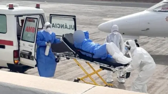 Este miércoles por la mañana tres pacientes fueron evacuados hacia Países Bajos.