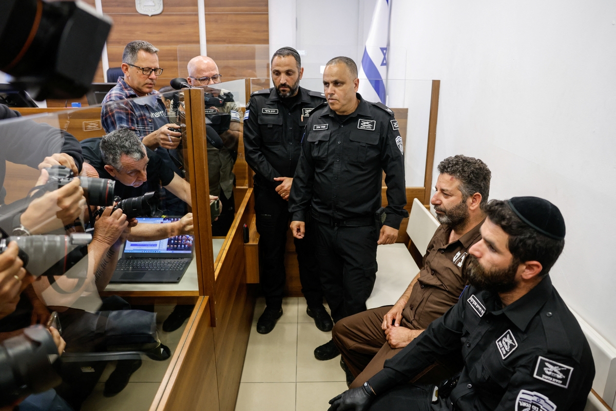El activista Saif Abu Keshek, miembro de la Flotilla Global Sumud detenido por Israel. (REUTERS/Amir Cohen)