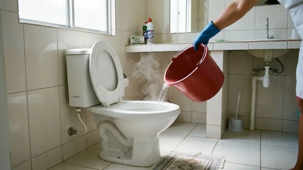 Limpieza del baño: por qué vierto agua caliente en el inodoro semanalmente
