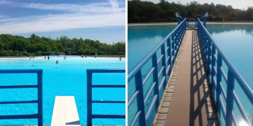 Más de 1 campo de fútbol: esta piscina en Ontario (Byng Island) es única