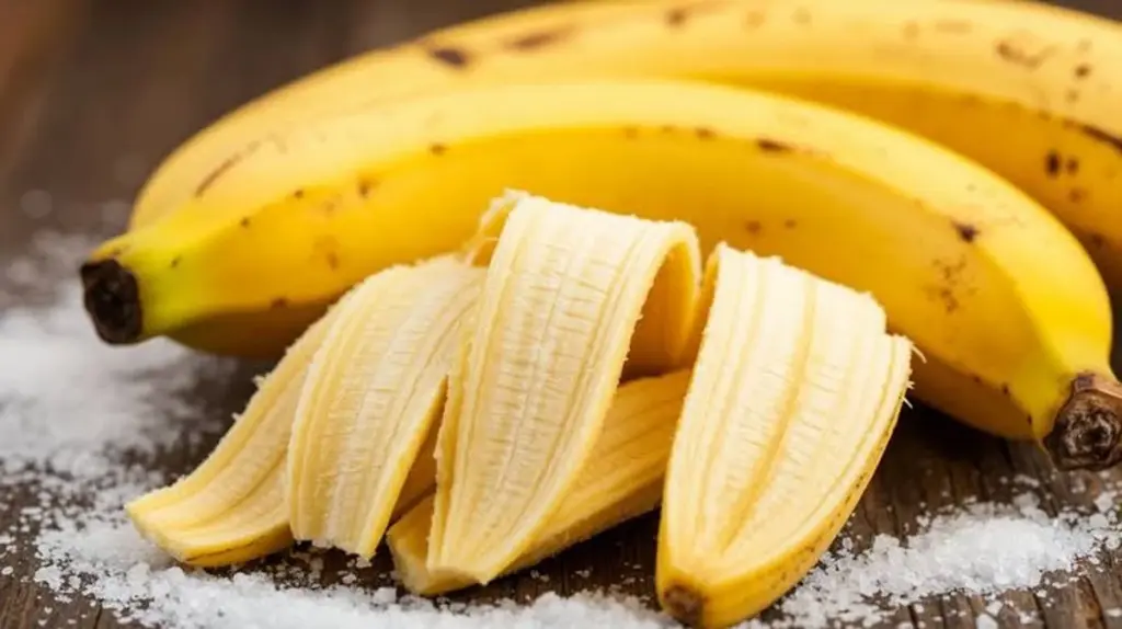 No tires la piel de plátano: añade un poco de sal y limpia así