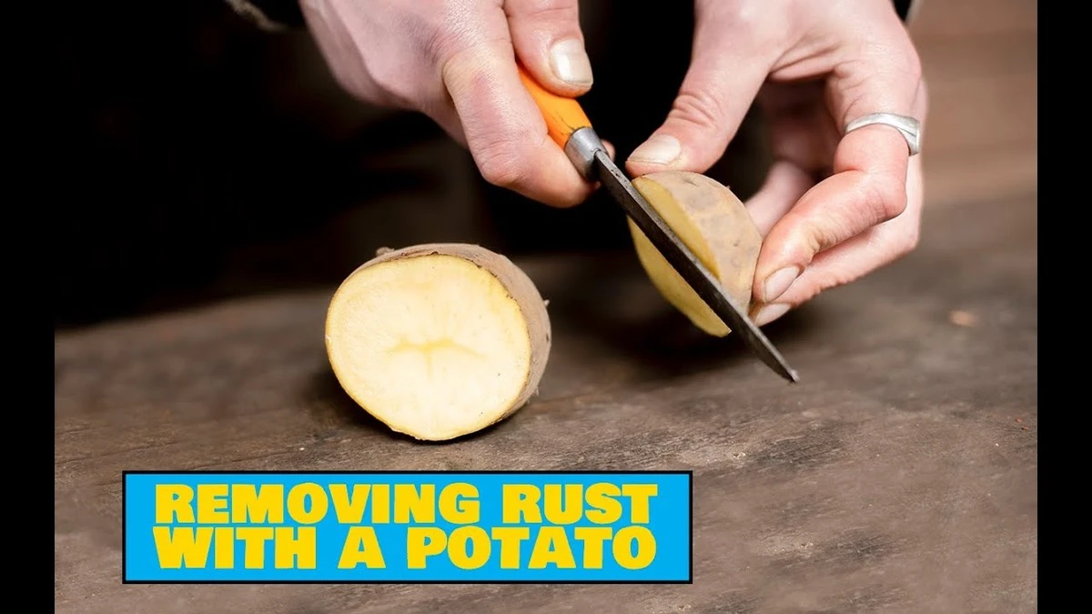 Óxido en tu cuchillo: el truco de la patata para dejarlo como nuevo - image 1