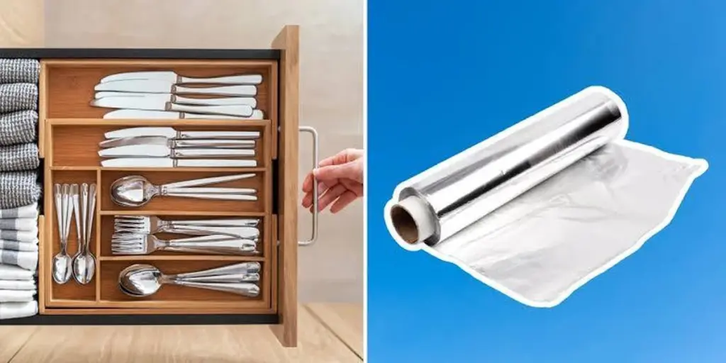 Papel de aluminio en tu armario de cocina: deja de limpiar grasa y humedad