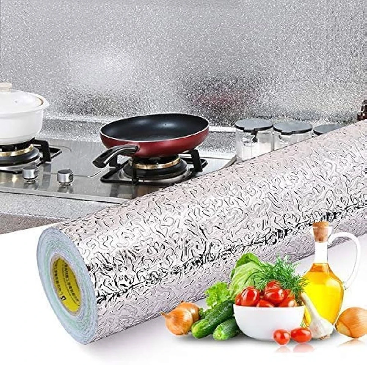 Papel de aluminio en tu armario de cocina: deja de limpiar grasa y humedad - image 1