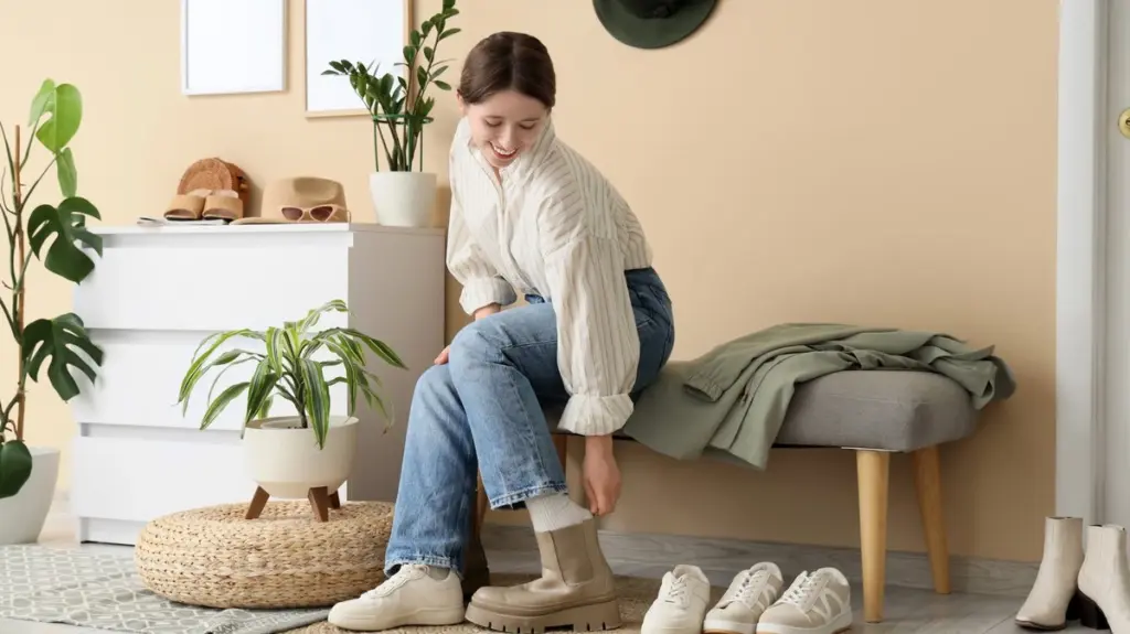 Pasillo estrecho y desordenado: el secreto de Ikea y su Zapatero Brusali