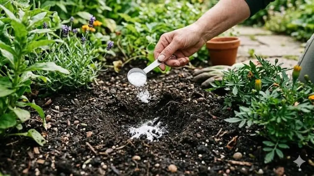 Plantas sin brillo: usa Bicarbonato de sodio para equilibrar el pH del suelo
