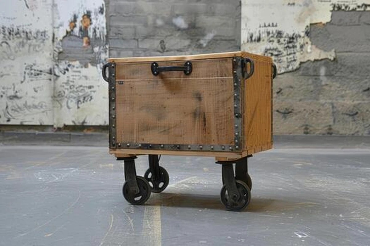 Salón siempre ordenado: el truco de la caja de madera para tu manta - image 1