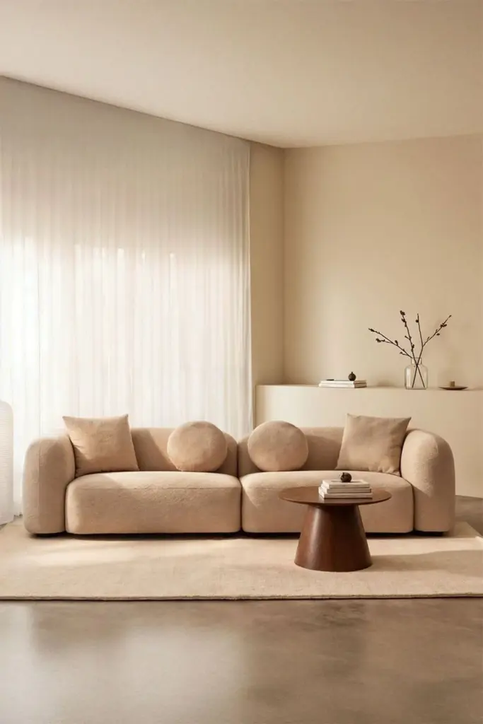 Sofá beige: el truco de diseño de interiores para un salón de lujo