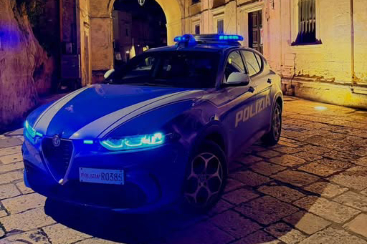 Un coche de la Policía italiana.