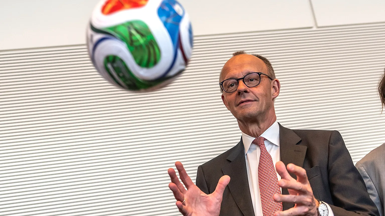 Chancellor Friedrich Merz’s reaction to Germany’s World Cup exit has caused irritation.