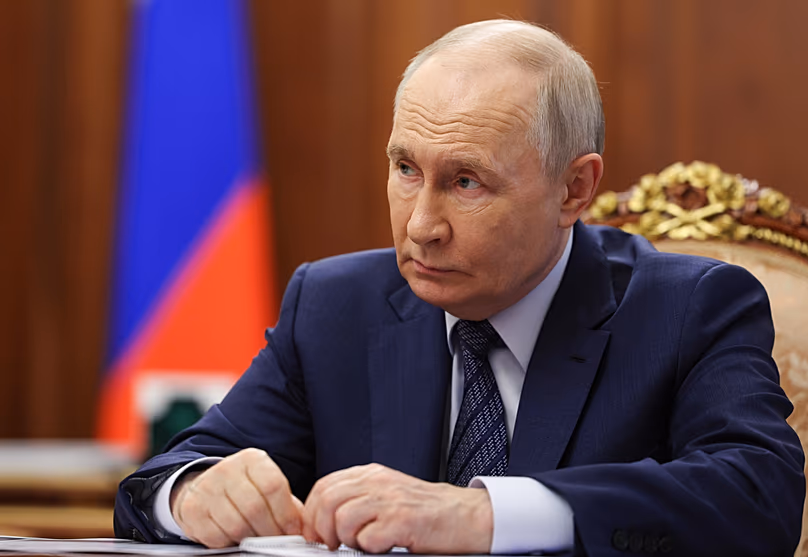 Russian President Vladimir Putin at the Kremlin in Moscow, 15 June, 2026