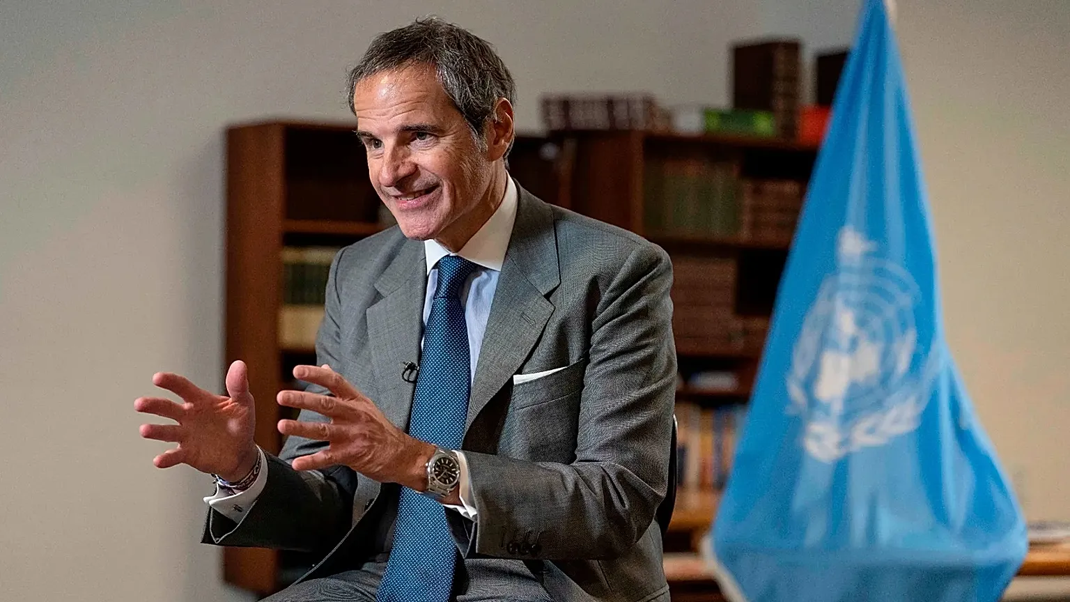 International Atomic Energy Agency (IAEA) chief, Director General Rafael Mariano Grossi.