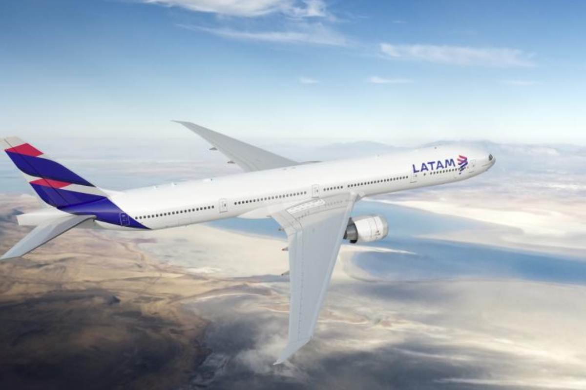 Un avión de la compañía Latam, en una imagen de archivo