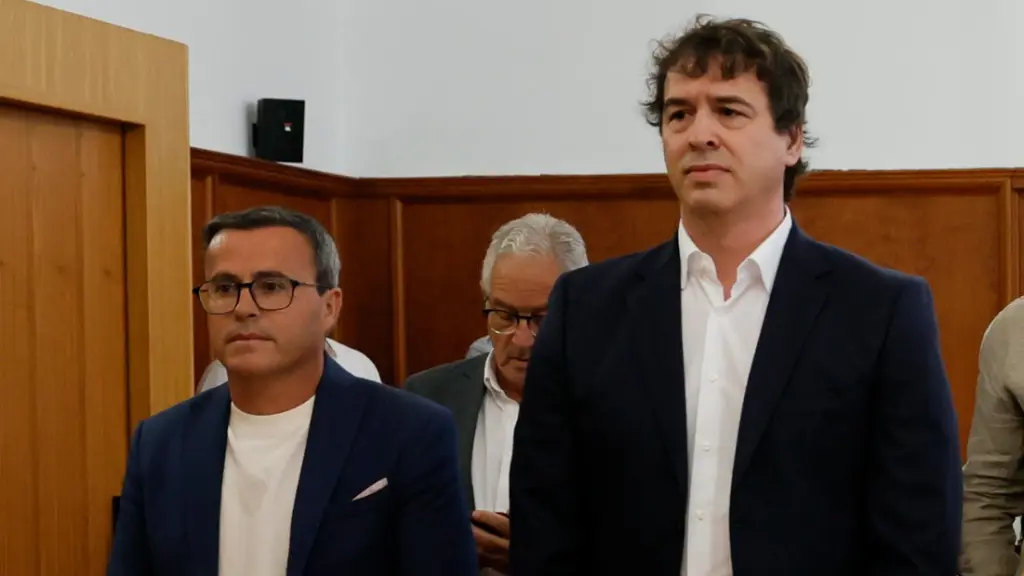 Miguel Ángel Gallardo (i) y David Sánchez (d) en una de las sesiones del juicio.