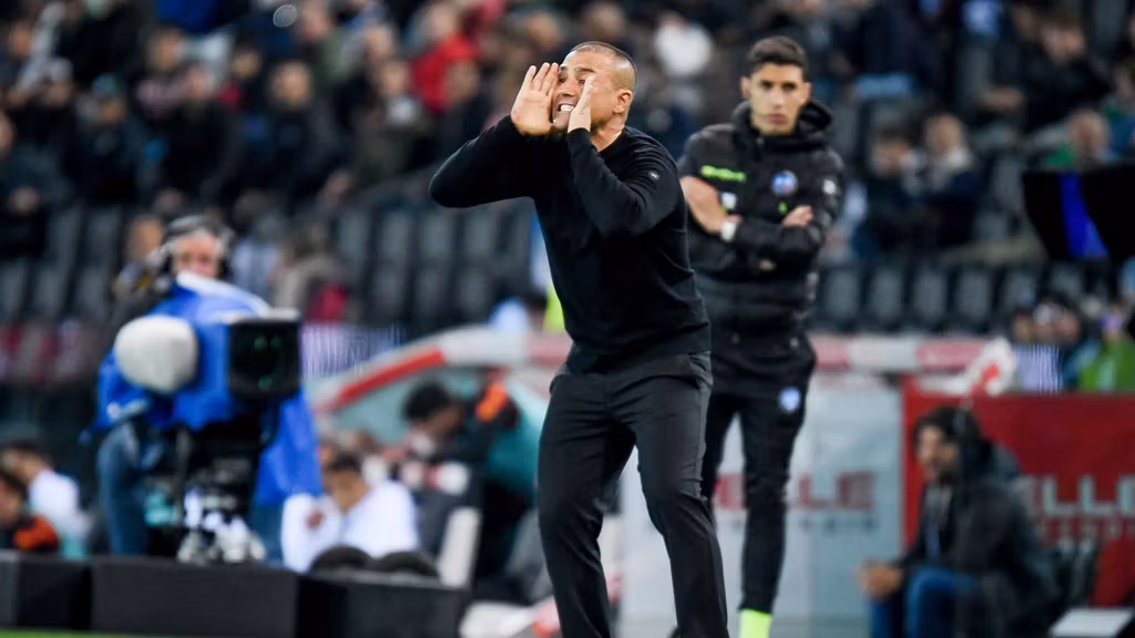 Cannavaro entrenando con el Udinese.