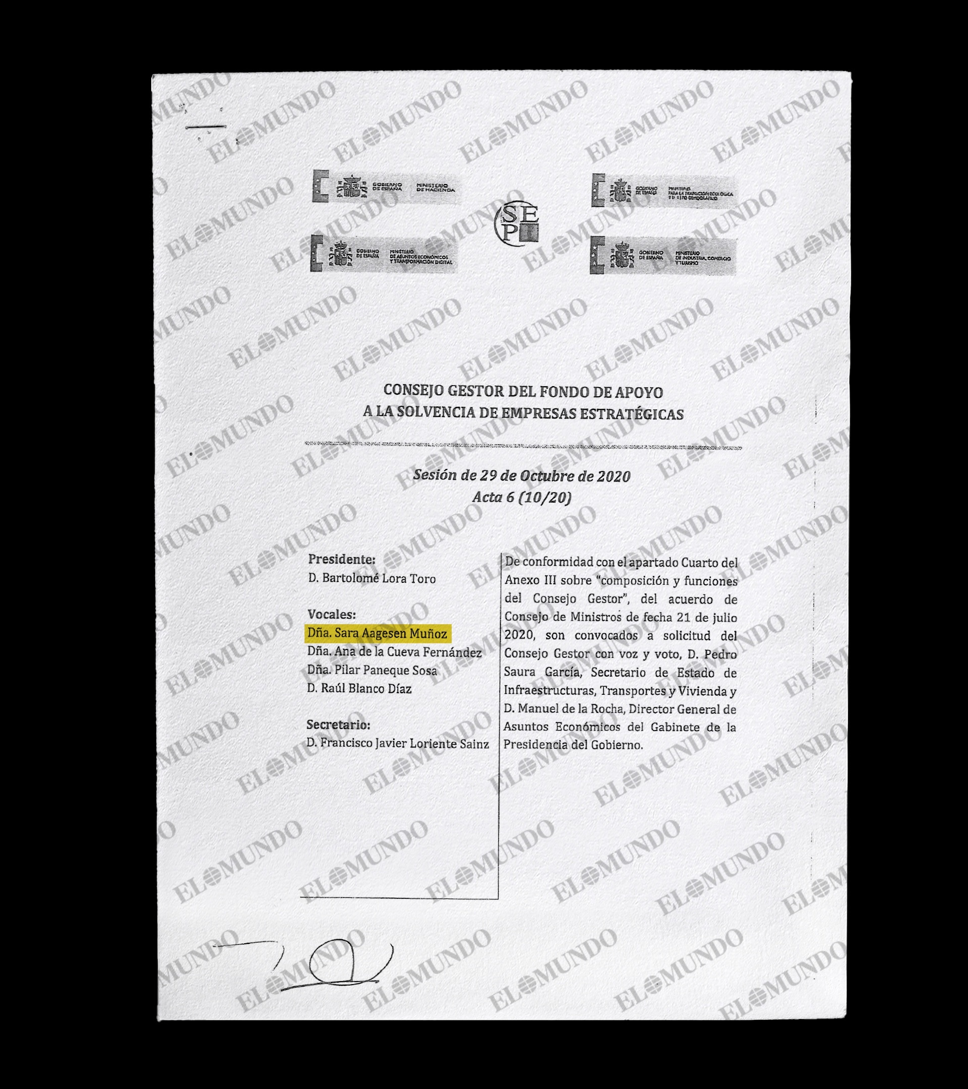 El juez investiga "prevaricación" en el rescate de 475 millones de Air Europa que aprobó el Consejo Gestor con Aagesen y De la Rocha