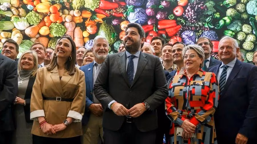 López Miras en la Feria Fruit Logística en Berlín. EFE