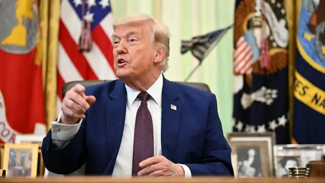 Donald Trump en la Casa Blanca.