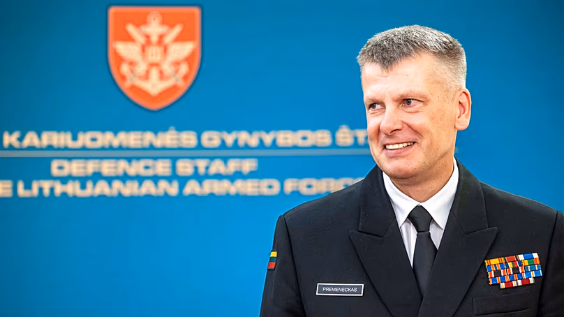 Lithuanian Chief of the Defence Staff and Vice Chief of Defence, Rear Admiral Giedrius Premeneckas