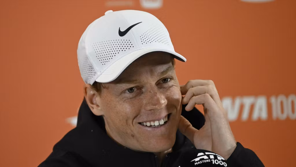 Jannik Sinner, en rueda de prensa