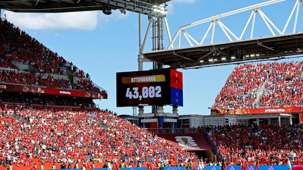 Aforo oficial en el estadio de Toronto durante el Canadá - Bosnia.