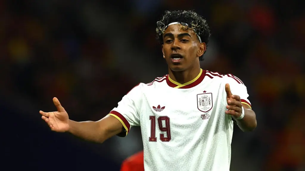 Lamine Yamal, con la Selección