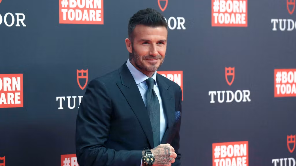 David Beckham, durante un evento.