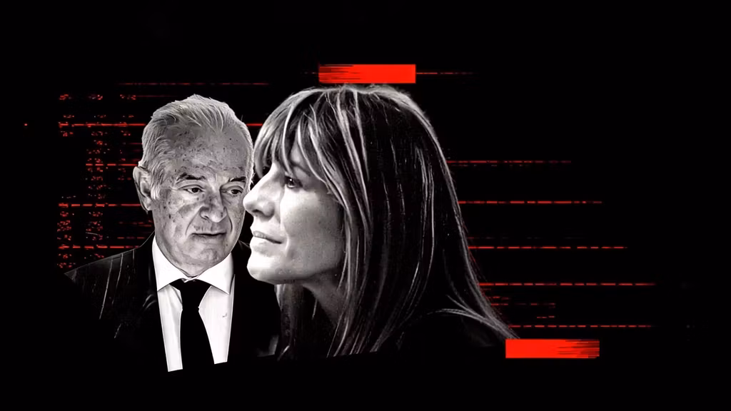 Fotomontaje de los rostros de Peinado y Begoña Gómez.