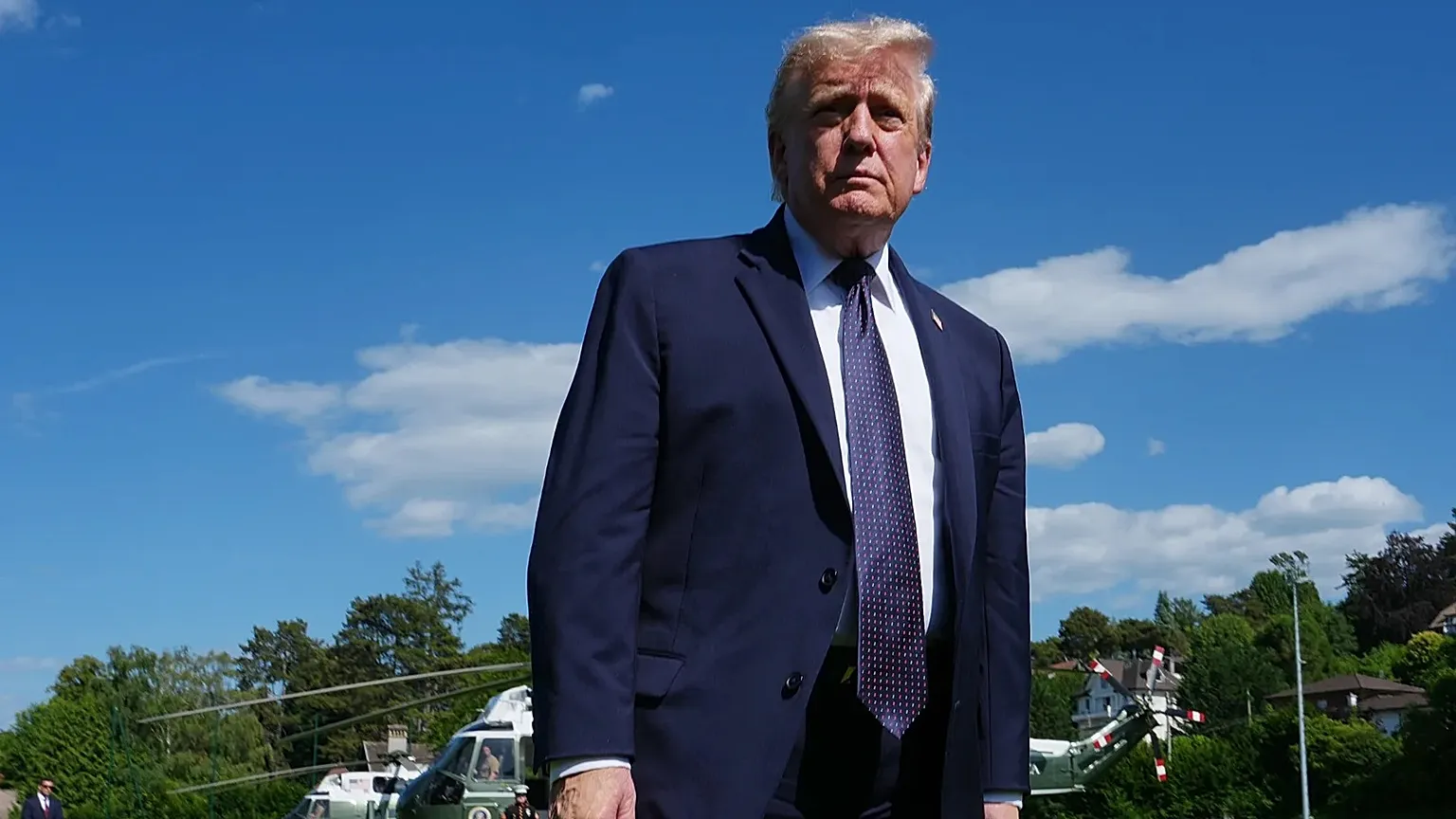President Donald Trump heads to G7 meetings with Iran in focus