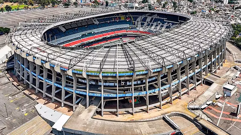 Imagen del Estadio Azteca.