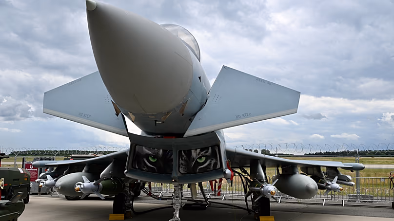 A Eurofighter Typhoon at the ILA, 13.06.2026