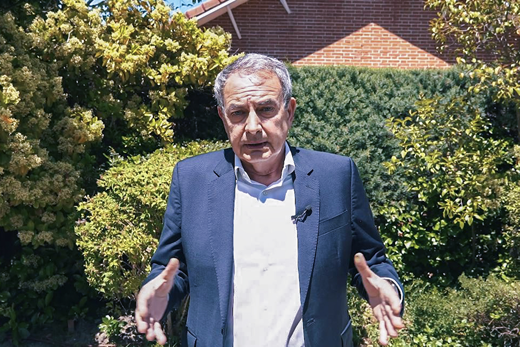 José Luis Rodríguez Zapatero da explicaciones tras los registros.