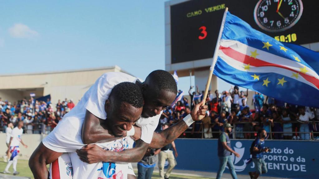 Celebración de la clasificación de Cabo Verde al Mundial.