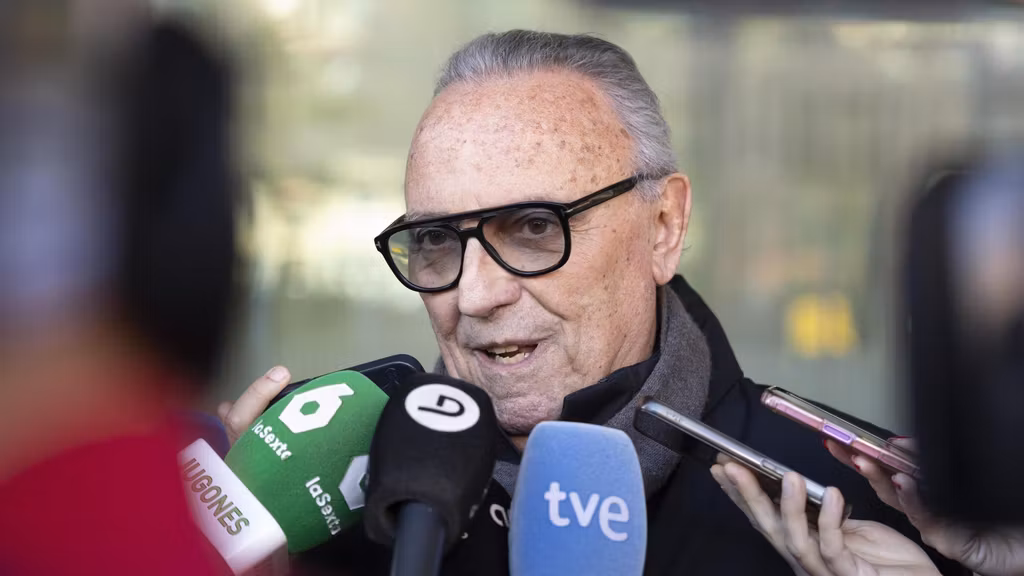 Joan Gaspart, tras su declaración por el 'Caso Negreira'.